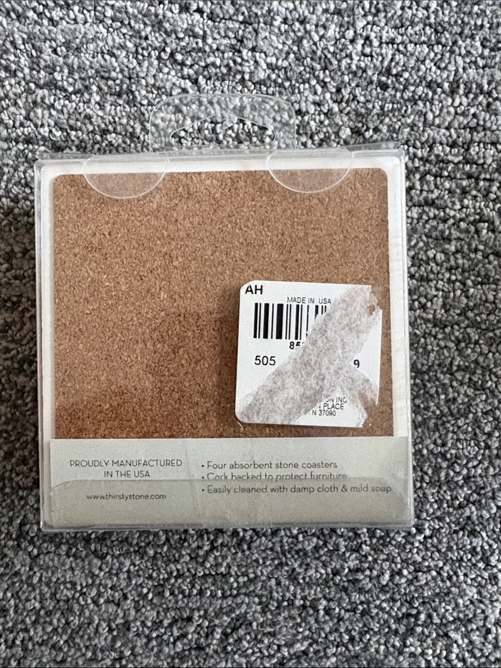 Thirstystone, Patriotic bird houses, four decorative absorbing coasters. NIB